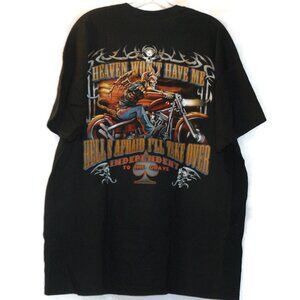 Heaven & Hell Black T-Shirt Sizes M, XL, 2XL